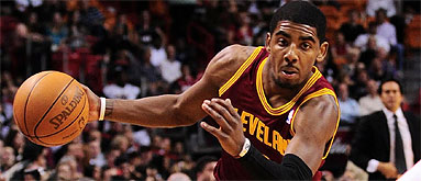 Kyrie Irving put Sunday's game on ice for the Cavs. (USP)