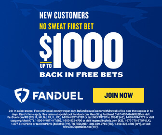 MNF FanDuel promo code: Get $1,000 no sweat first bet for