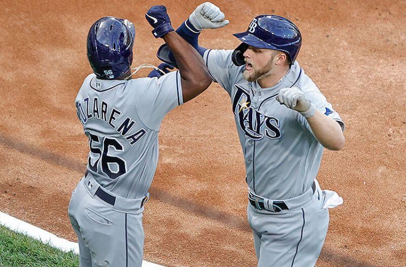 Randy Arozarena Austin Meadows Tampa Bay Rays MLB 2021 World Series Odds: Rays Surging, Dodgers Remain Favorites
