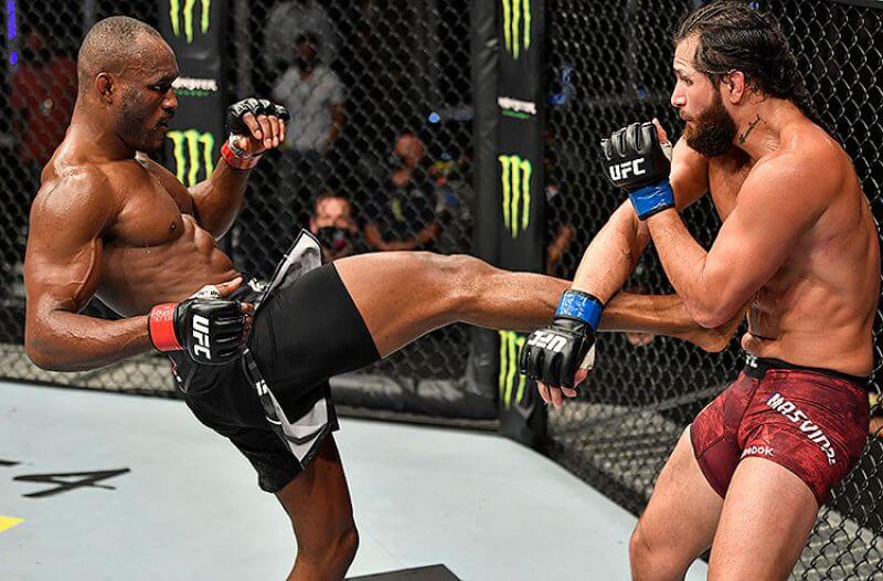 UFC Fighters Kamaru Usman and Jorge Masvidal
