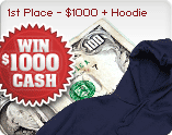 $1,000 Cash & Hoodie