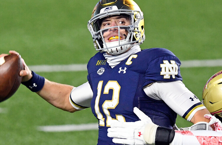 Ian Book Notre Dame Fighting Irish NCAA football