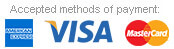 Accepted methods of payment